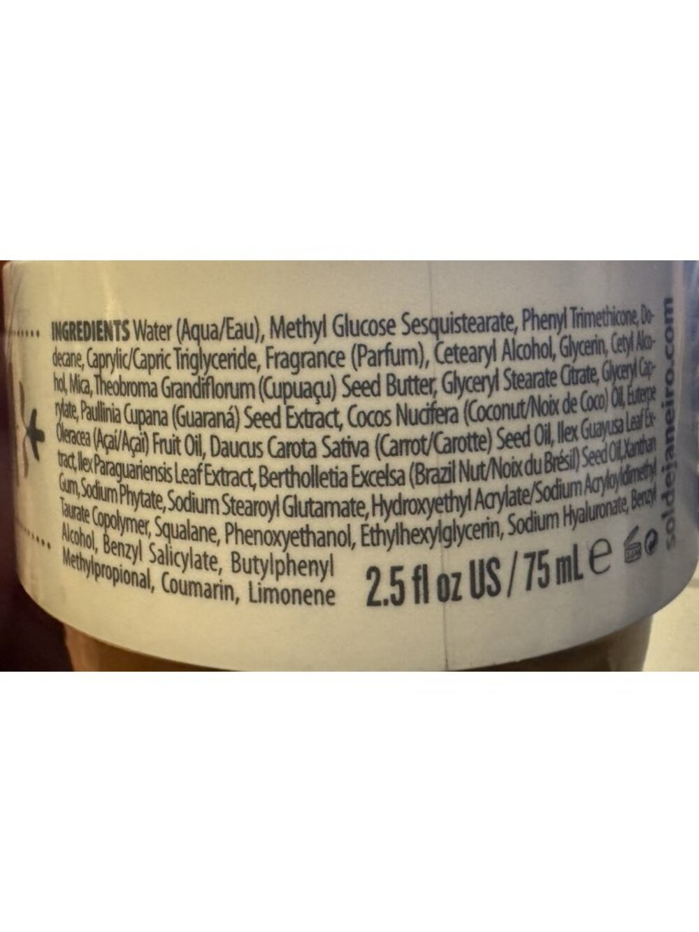 Sol de Janeiro Brazilian Bum Bum Body Cream 2.5 fl oz Sealed - Picture 3 of 3